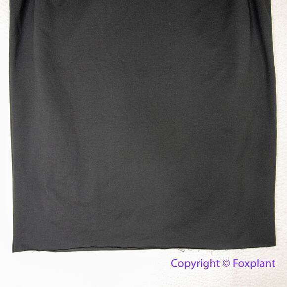 New! Eloquii strong shoulder sleeveless shift black dress, size 22/24 - Picture 4 of 13